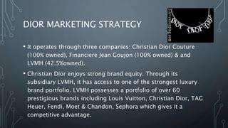 dior marketing strategy ppt|dior pricing strategy.